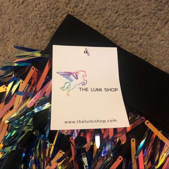 Outer Space Mini Sequin Skirt - Picture 2 of 2